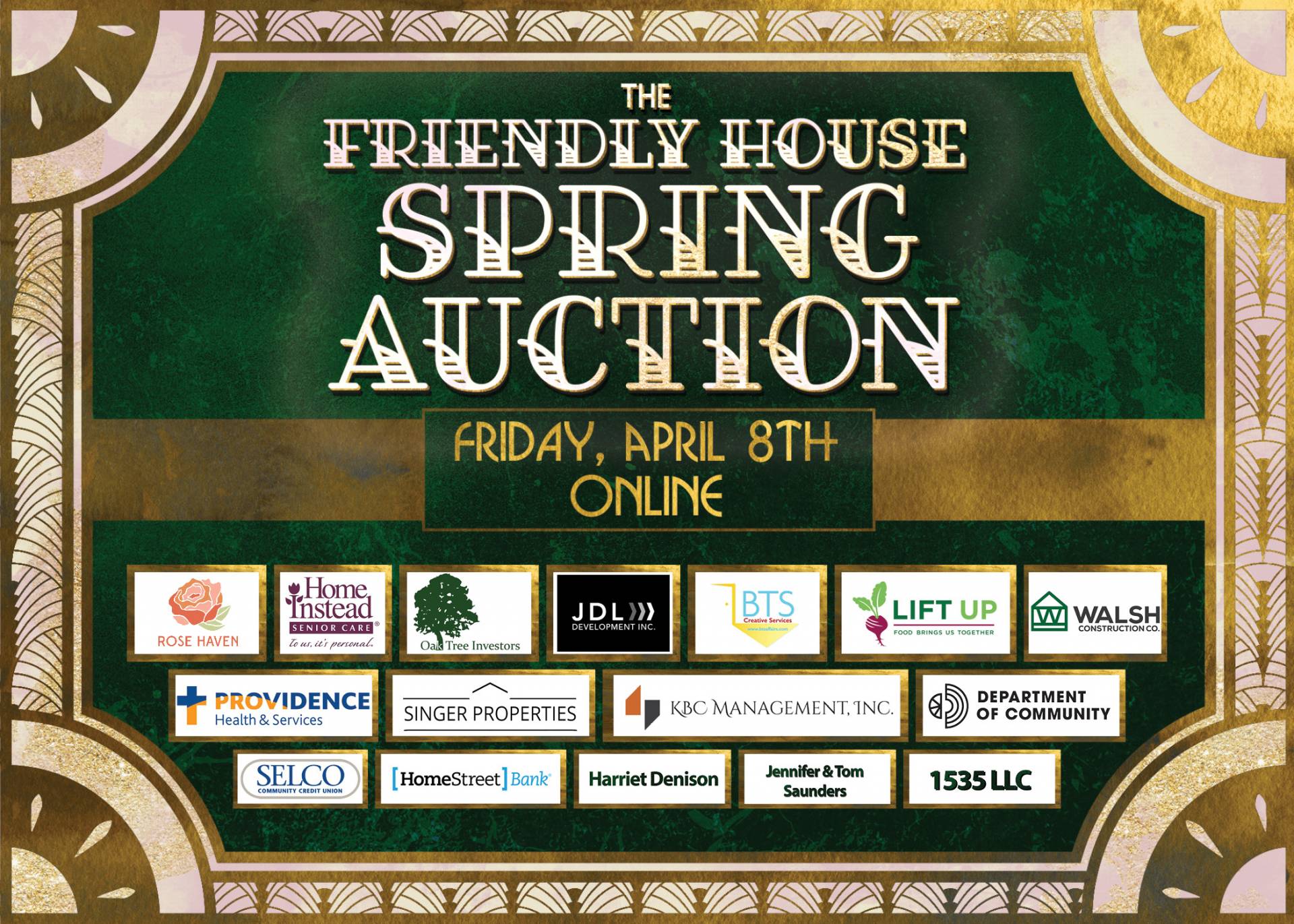 Friendly House Spring Auction Friendly House