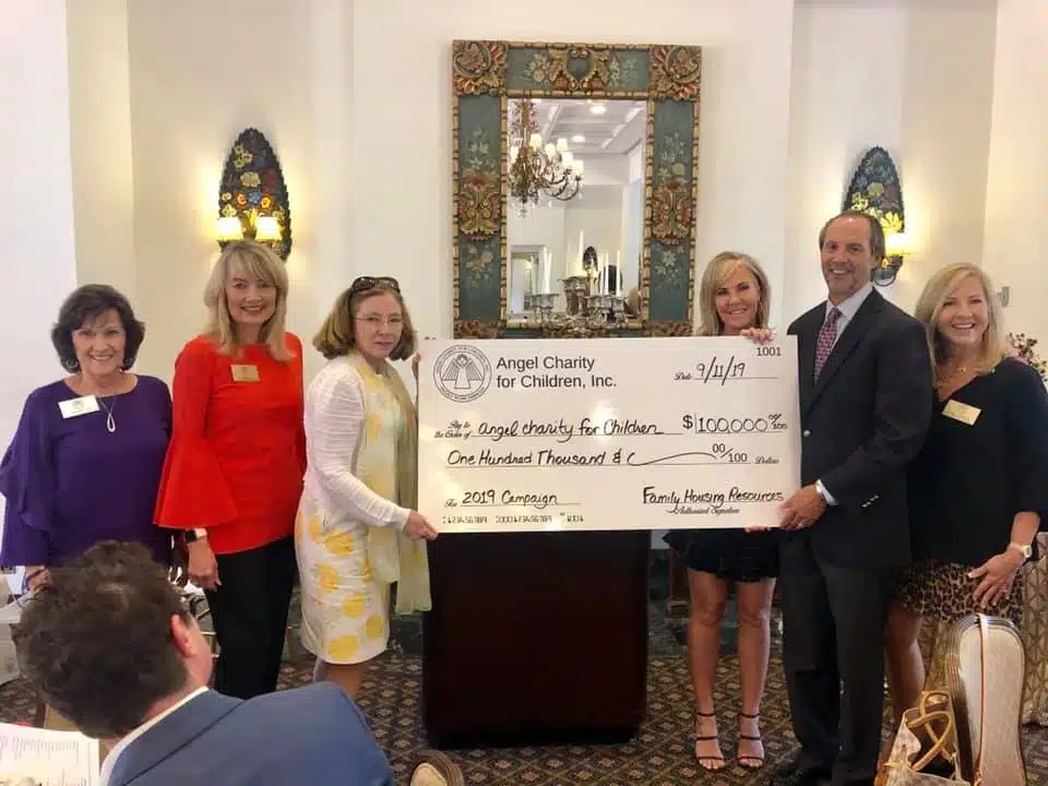 Family Housing Resources grants 100,000 to Angel Charity for Children