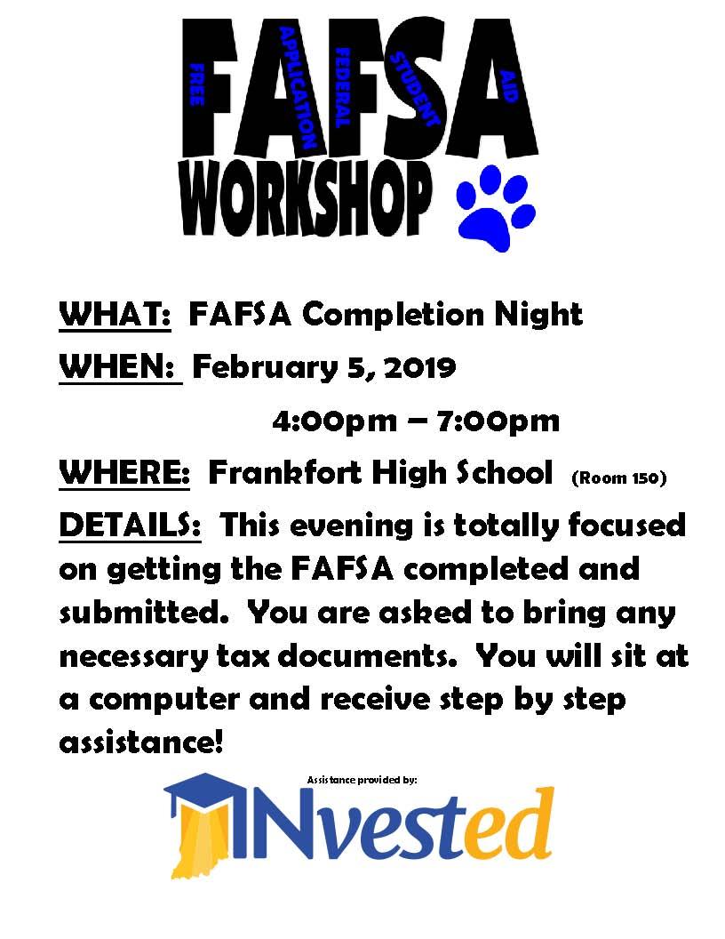 FAFSA Frankfort High School