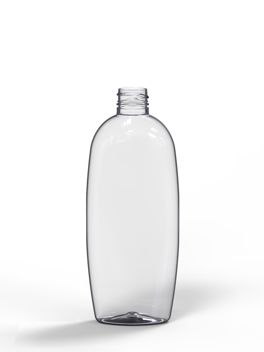 PET Shampoo Bottle 400ml Oval Fialoplastiki