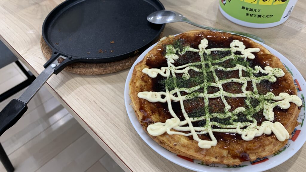 【お好み焼き】おはなはん＆ホットサンドメーカーで簡単キャンプ飯！