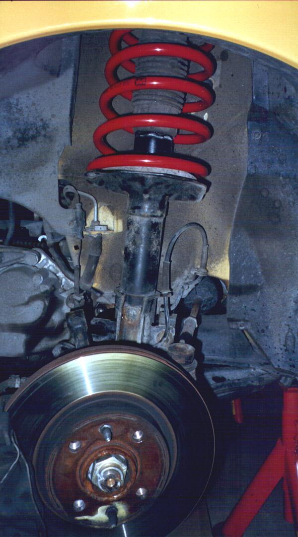 Change suspension springs