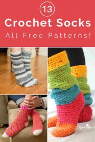 Sock Patterns For Crochet RU 1 FiberArtsy Sock Patterns For Crochet RU 1 FiberArtsy