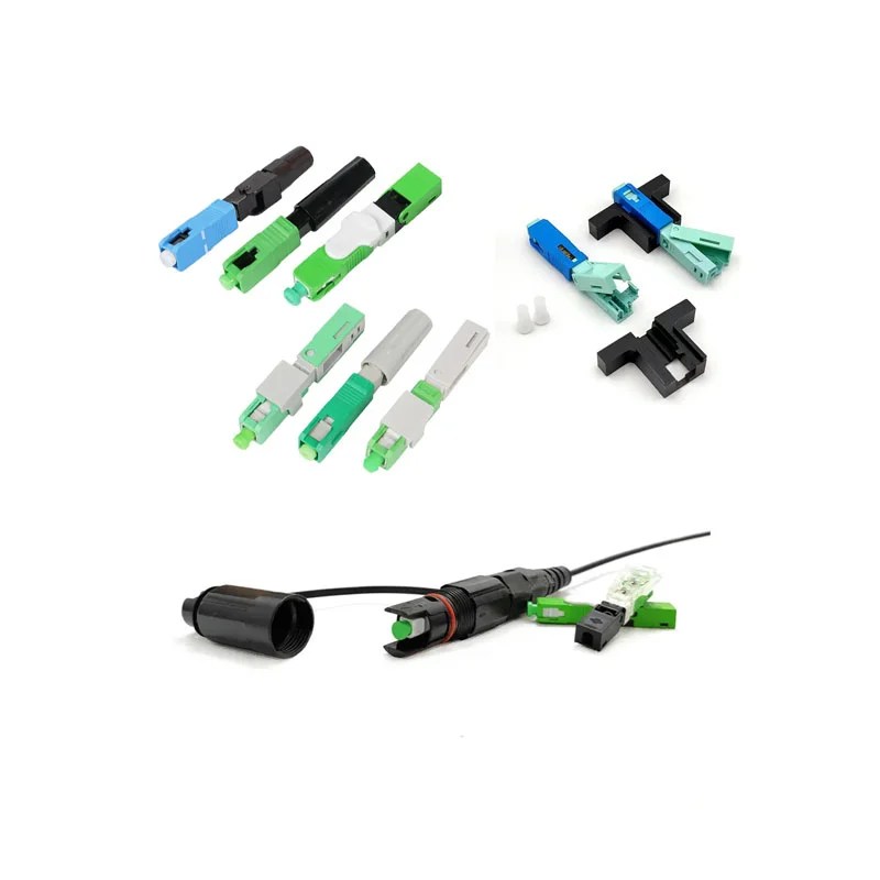 Fiber Optic Fast Connector SC LC FC UPC APC Field Assembly Keeping