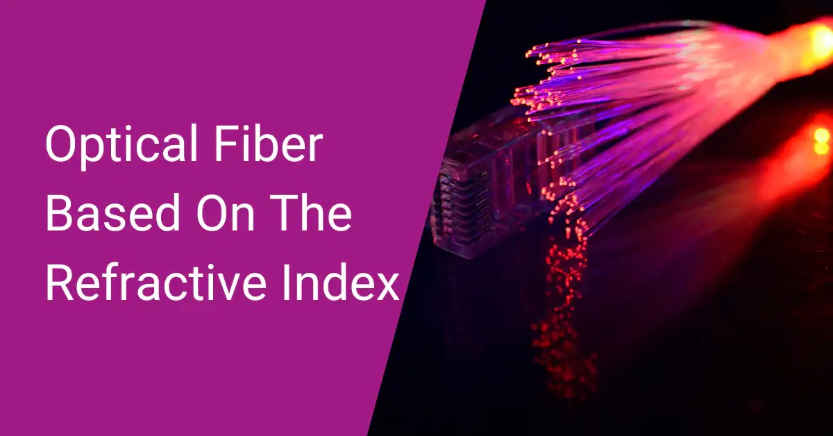 Types Of Optical Fiber Based On The Refractive Index