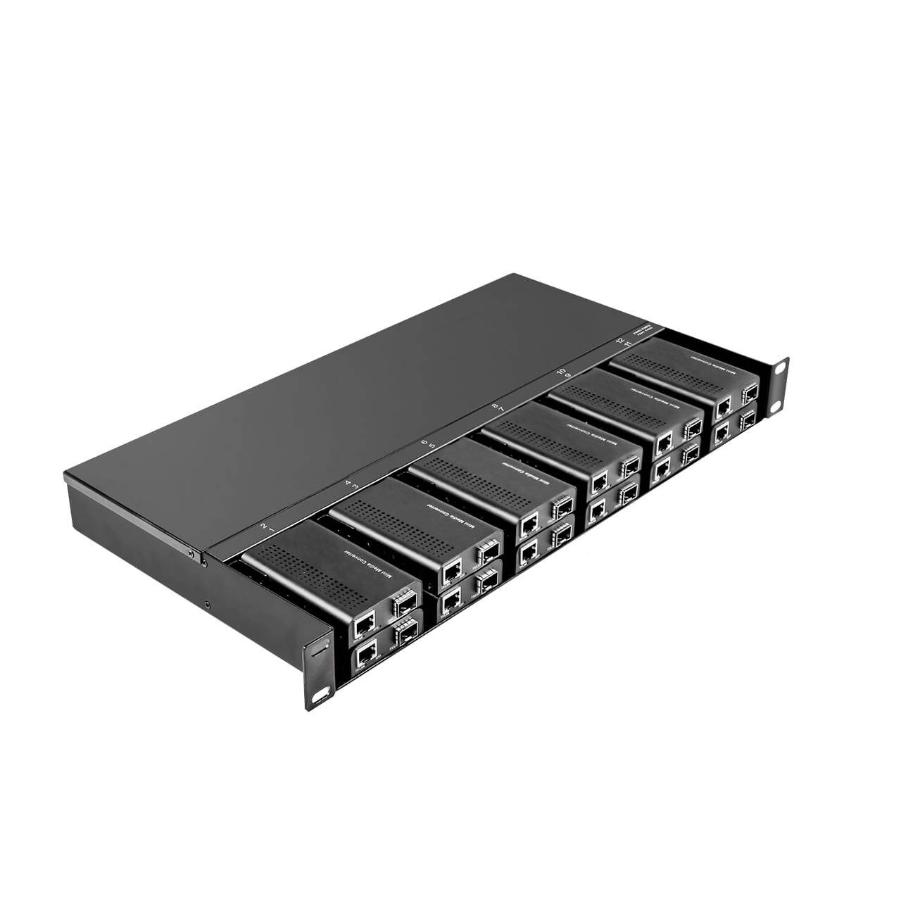 Rack Mount Fiber Media Converter Chassis Fiberroad