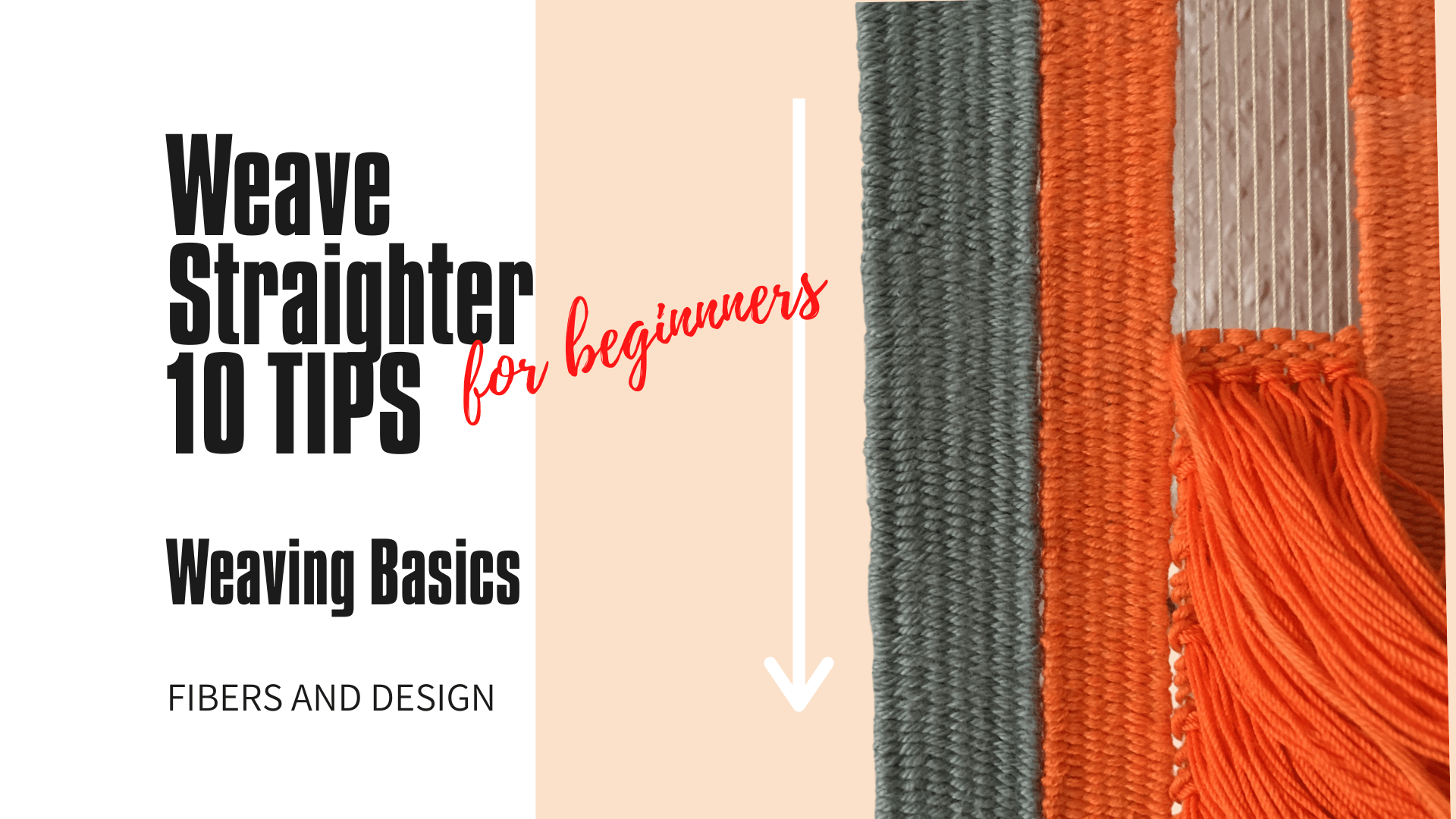 How to weave straight selvedge / edges? Fibers and Design