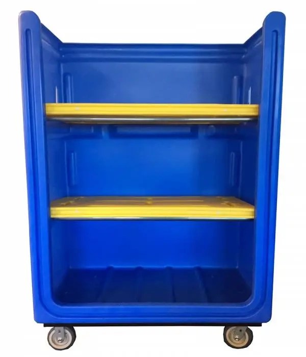 FLT90 Laundry Trucks RoundTrip Laundry Carts Fibertech Plastics