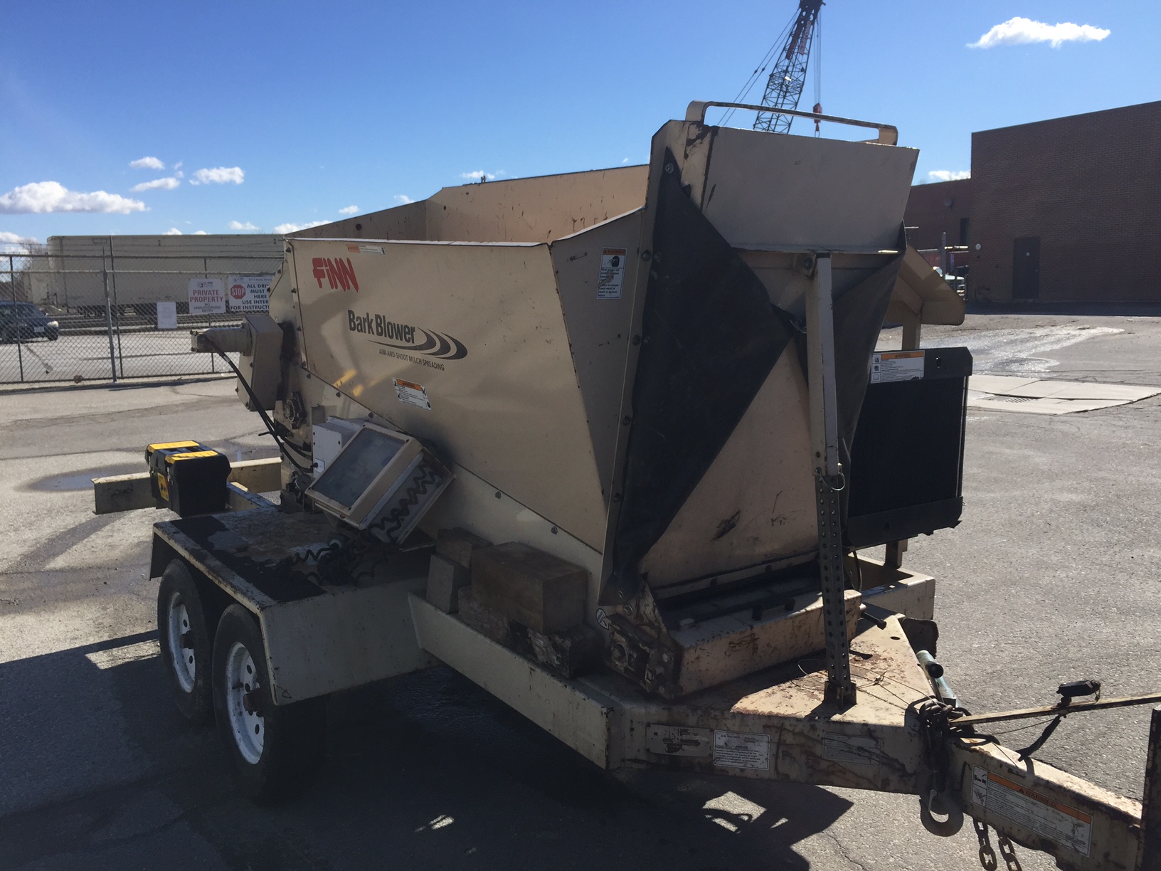 FINN BB-302 – Fibramulch – used Finn, used Bowie, used Turf maker, used