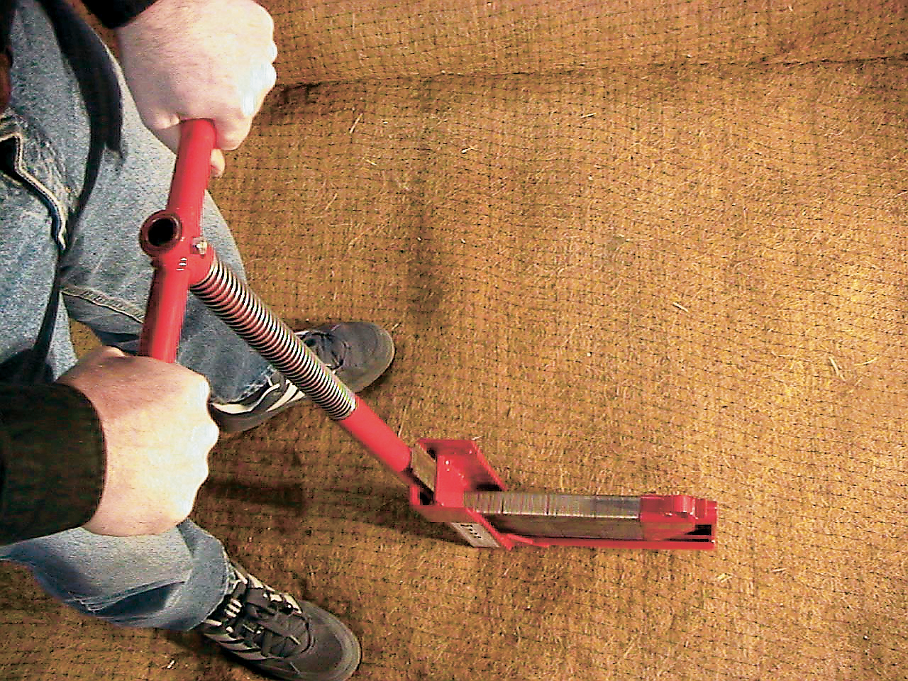 Staples Fibramulch used Finn, used Bowie, used Turf maker, used