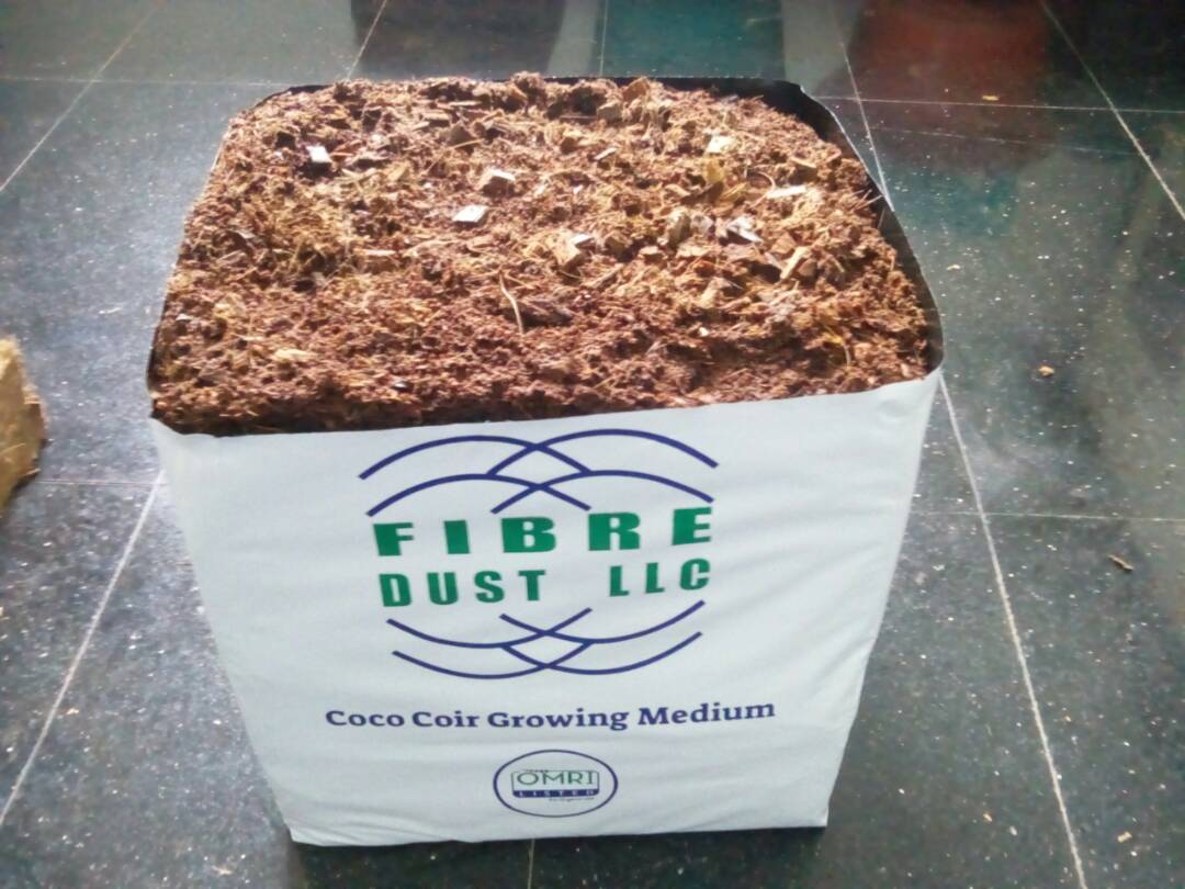 Upright Coco Coir Grow bags Fibredust