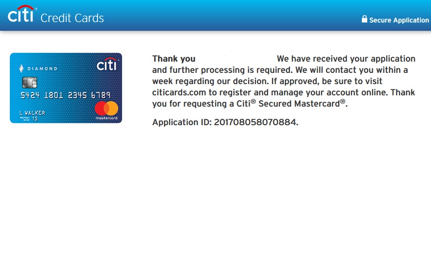 Is this a No? (Citi Secured Card) myFICO® Forums 5017038