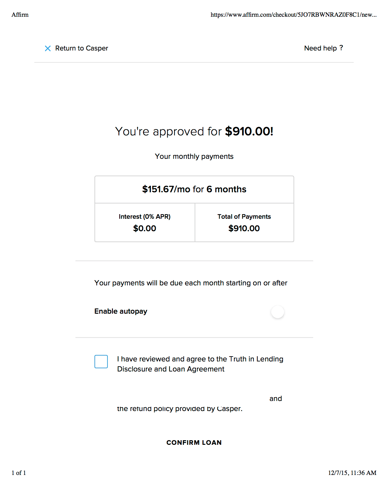 Affirm Financing Page 2 myFICO® Forums 4355517