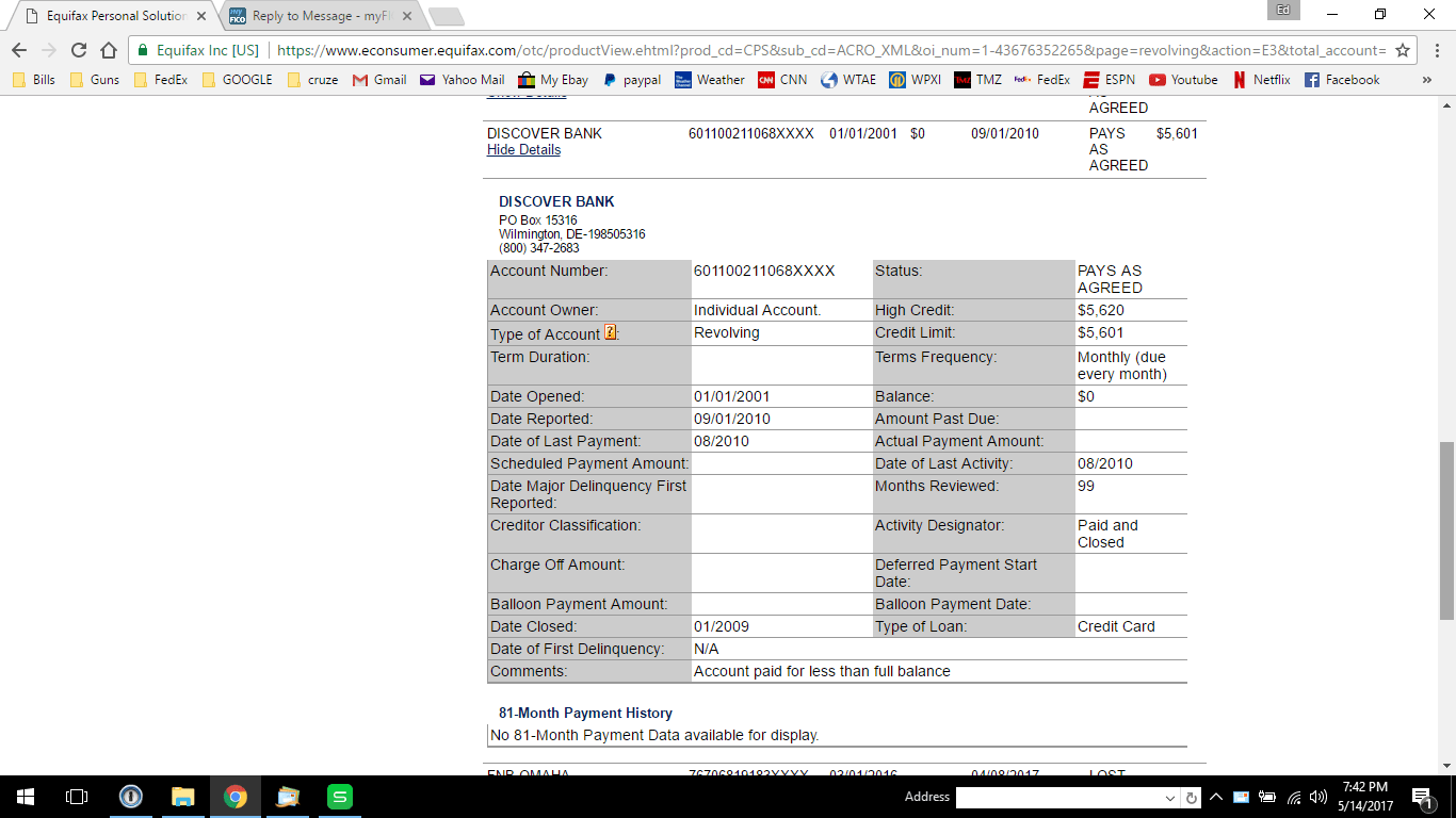 When do settled accounts drop off credit reports? myFICO® Forums