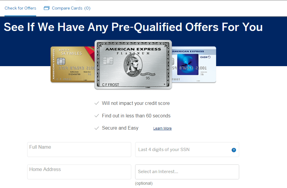 American Express 100,000 Membership Reward Prequal... Page 4 myFICO