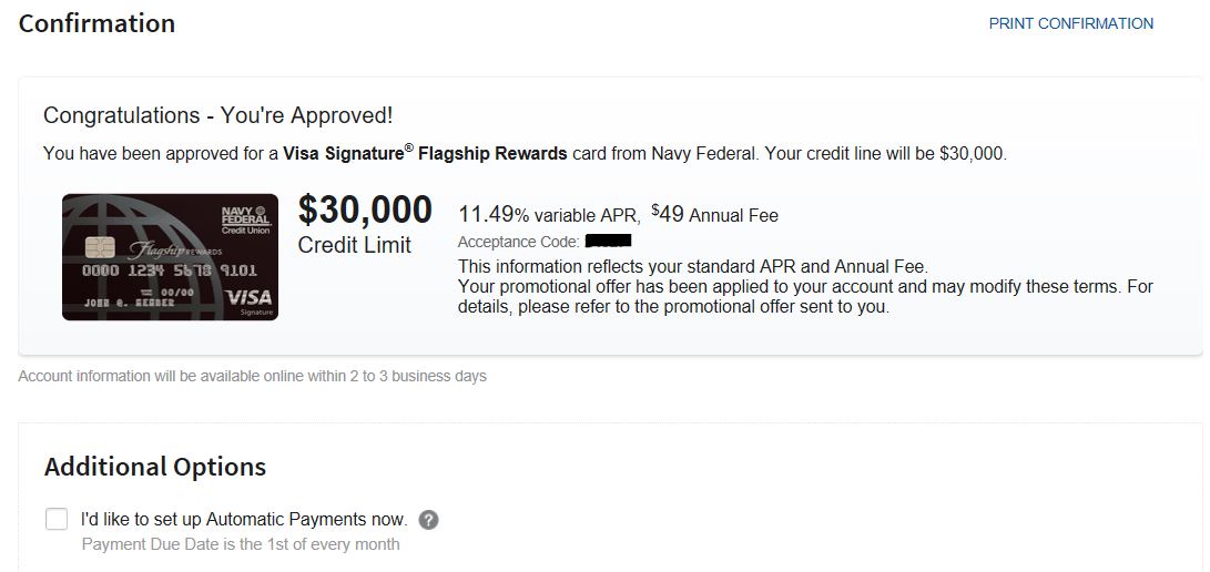 My First Navy Federal Approval! myFICO® Forums 5299444