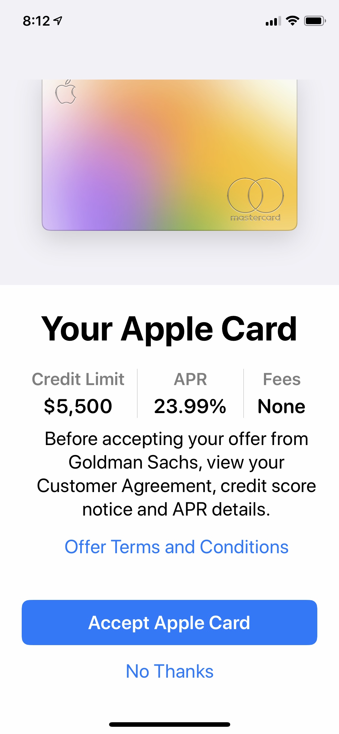 Apple Card Approval 5500 Page 2 myFICO® Forums 5705747