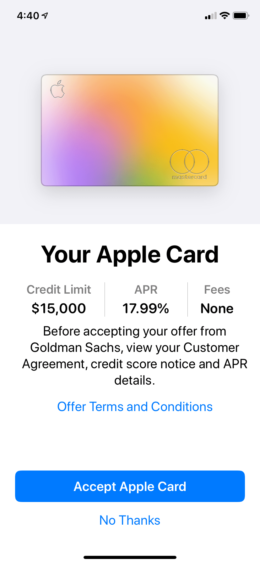Apple Card Approval... Before and After 800 Page 119 myFICO® Forums 5551201