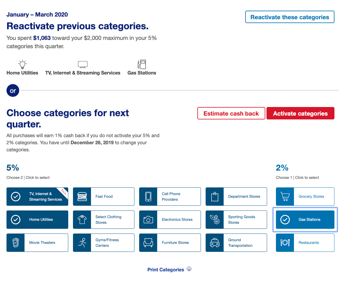 Us bank cash+ q1 2020 categories now open for sele... myFICO® Forums