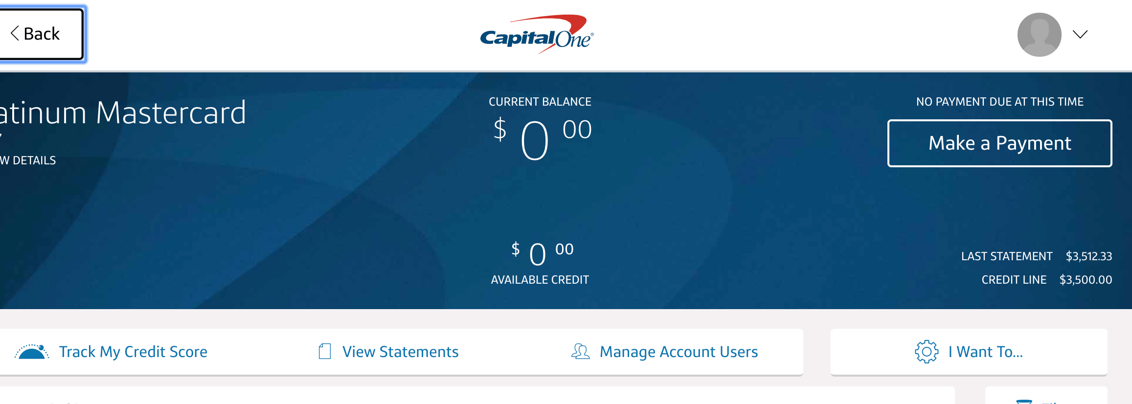 capitalone after payment available credit show zer... myFICO® Forums