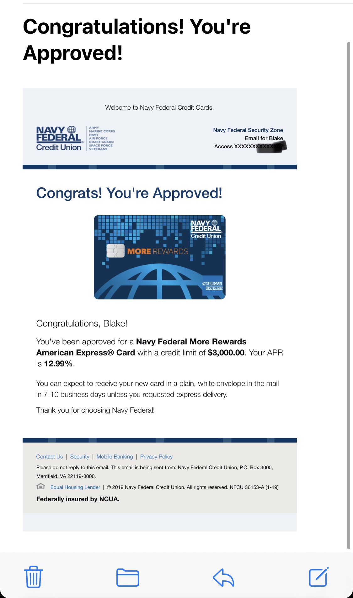 Navy fed - First time applying 24-48hr message - Page 2 - myFICO