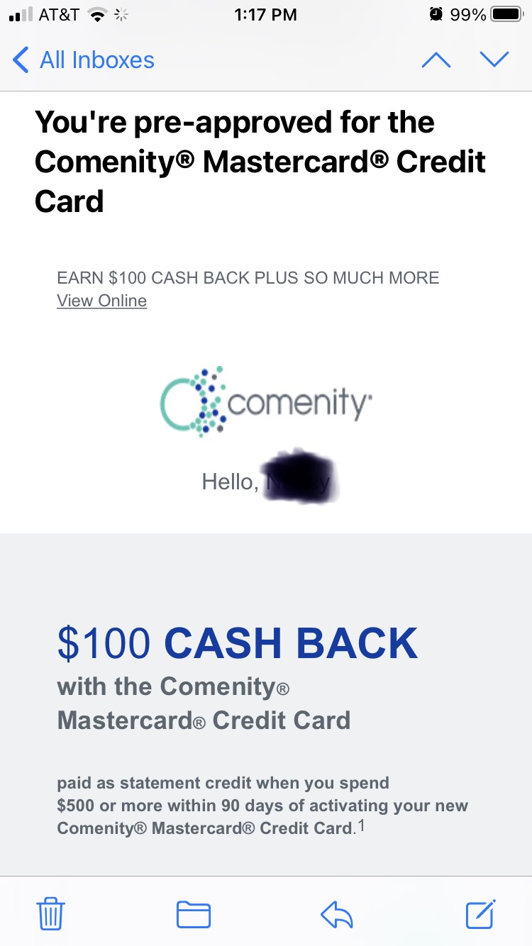 Preapproved for Comenity MasterCard myFICO® Forums 6287103