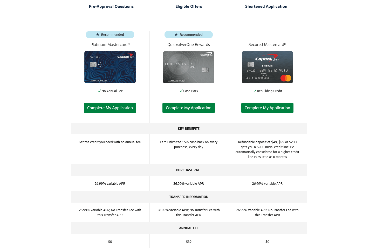 cap 1 prequal good or fake? myFICO® Forums 6324617