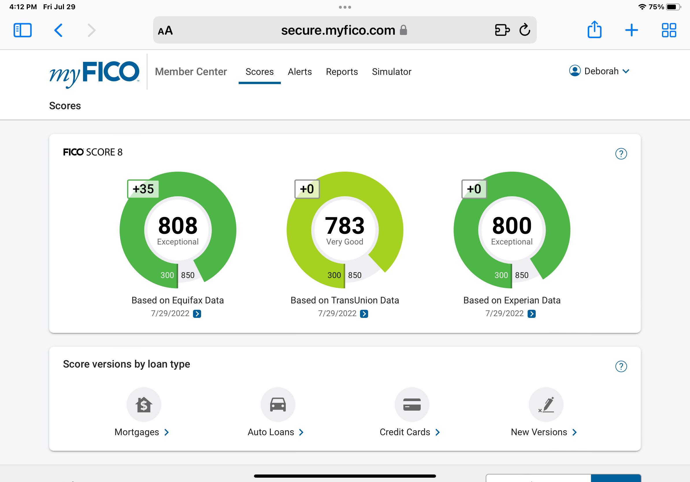 800 Club Finally Page 2 myFICO® Forums 6571797(03)