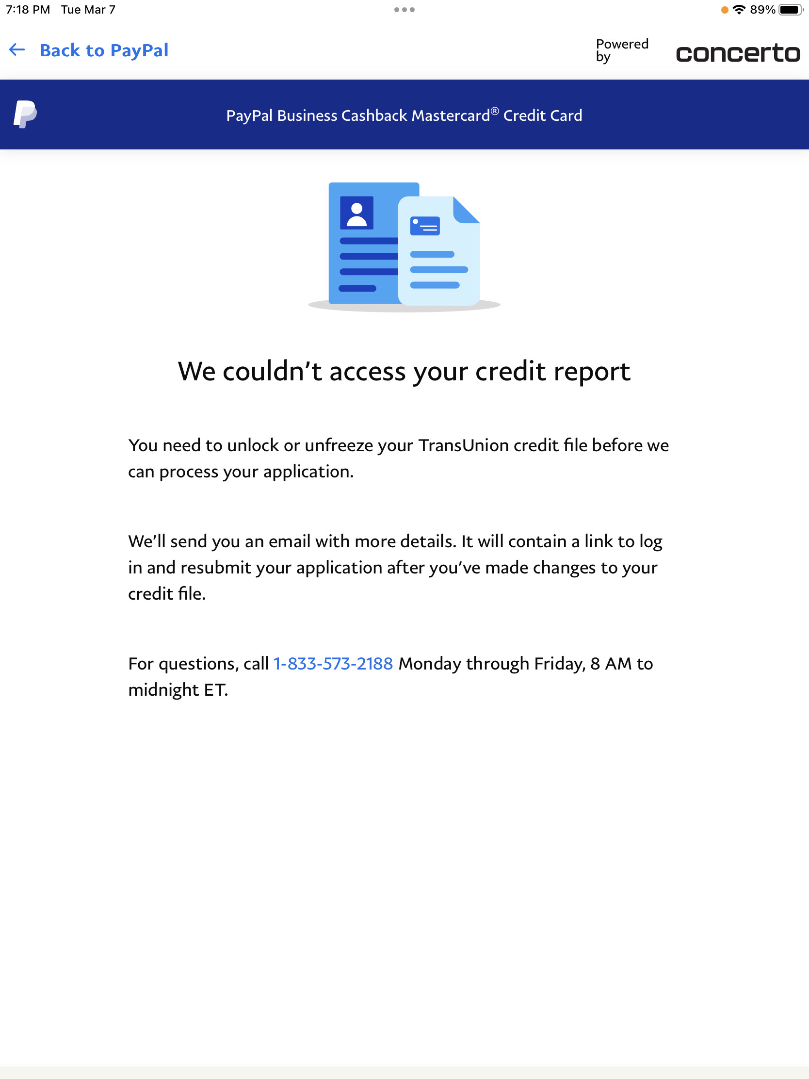 PayPal Cashback Business Mastercard>>>Recent Chang... myFICO® Forums