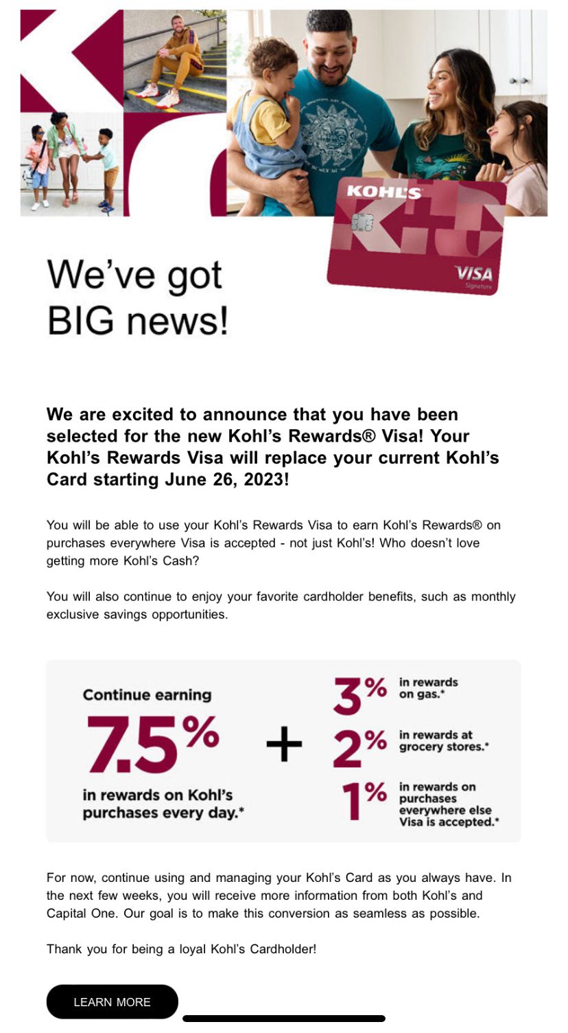 What credit score is needed to get a Kohls card? Leia aqui What score