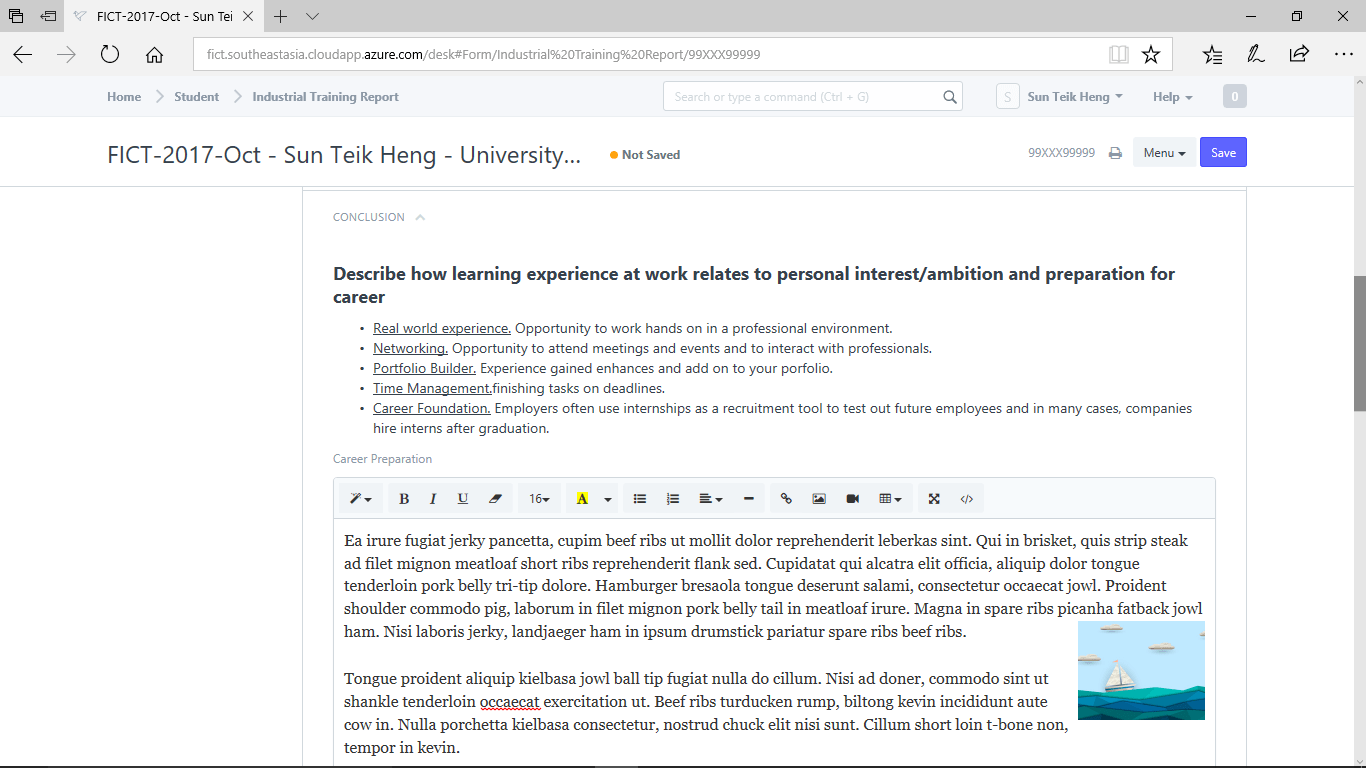 S K) Industrial Training Report