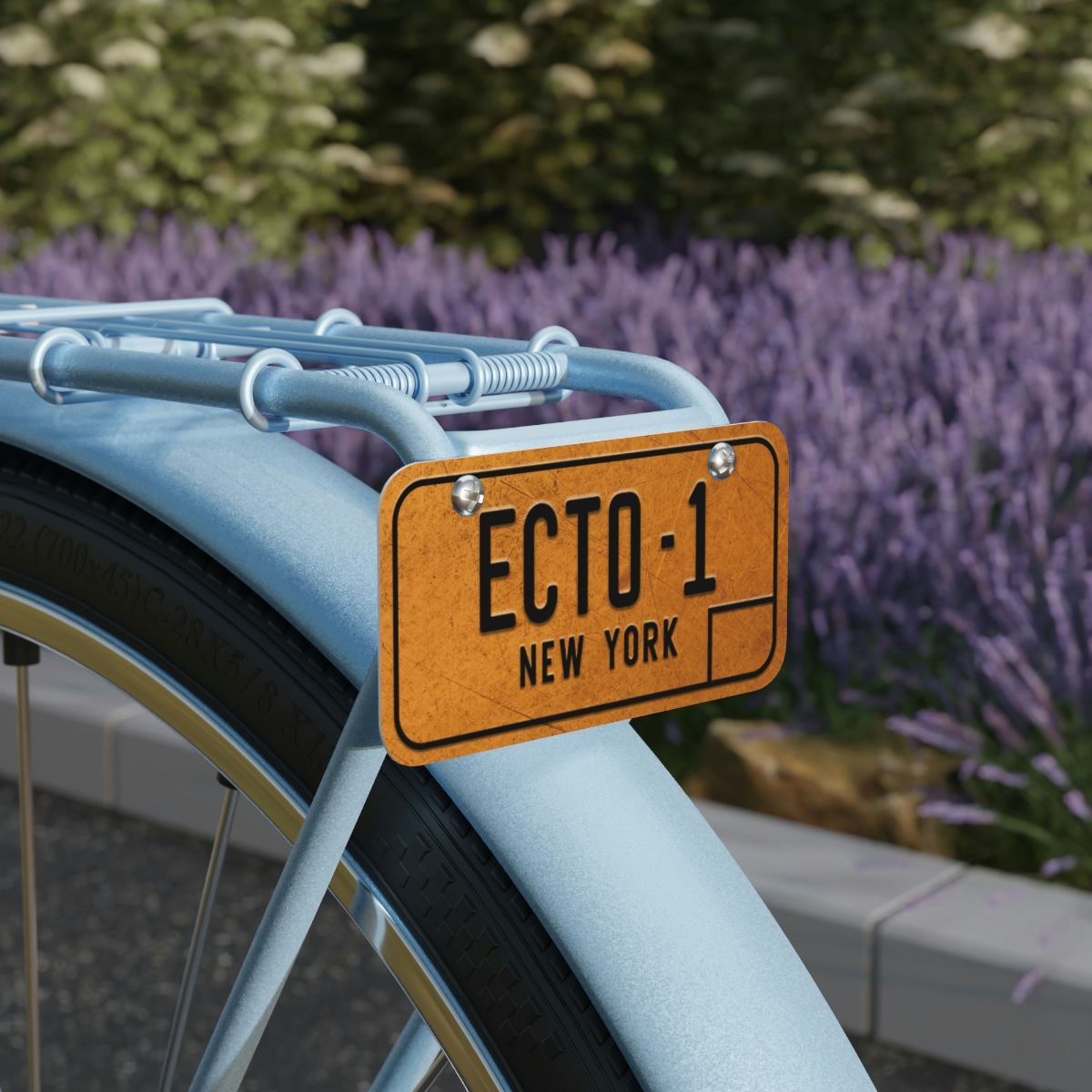 ECTO-1 Mini License Plate | FictionalCorporations.com