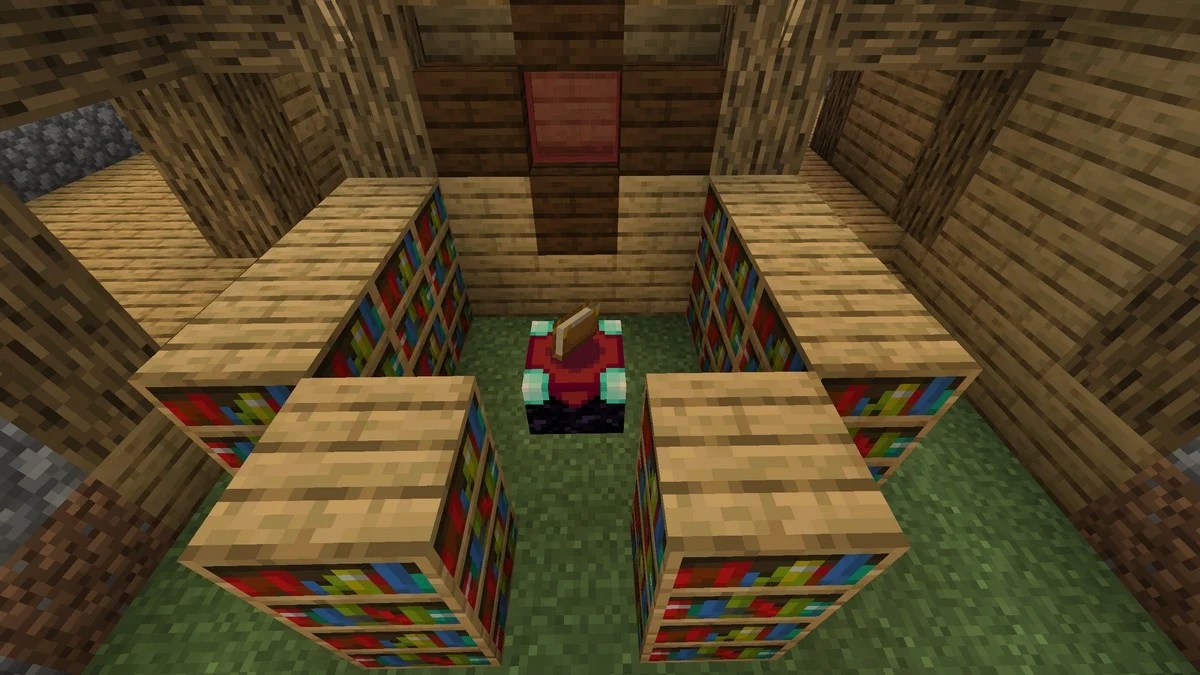 Minecraft How Many Bookshelves for Level 30 Enchanter?