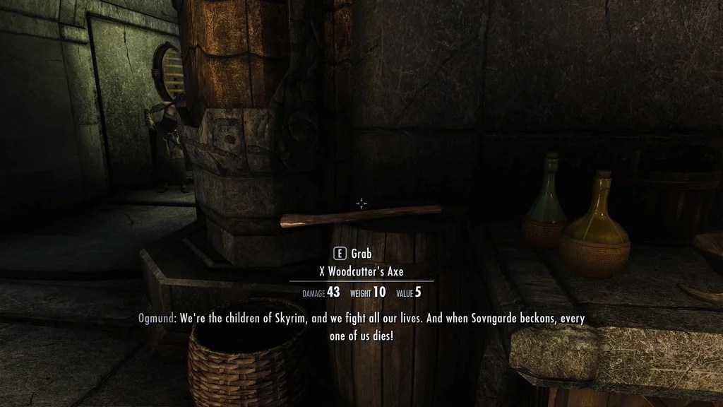 Skyrim Here’s Where To Find Woodcutter’s Axe Location Revealed