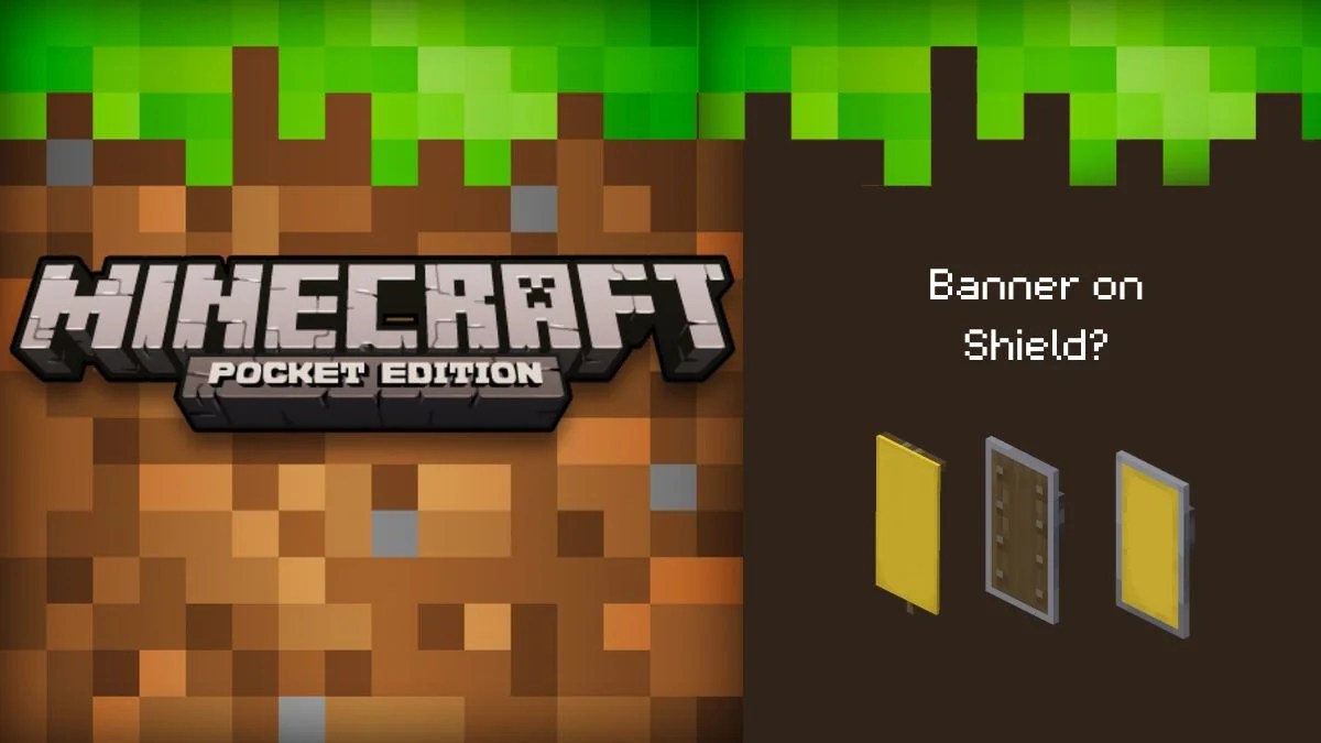 Minecraft PE Here’s How To Put a Banner on a Shield