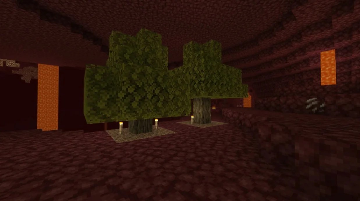 Minecraft Here's How To Grow Trees Underground
