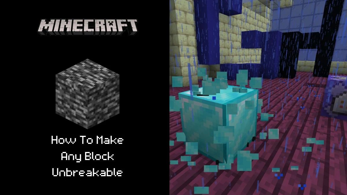 Minecraft Here’s How To Make Items and Blocks Unbreakable