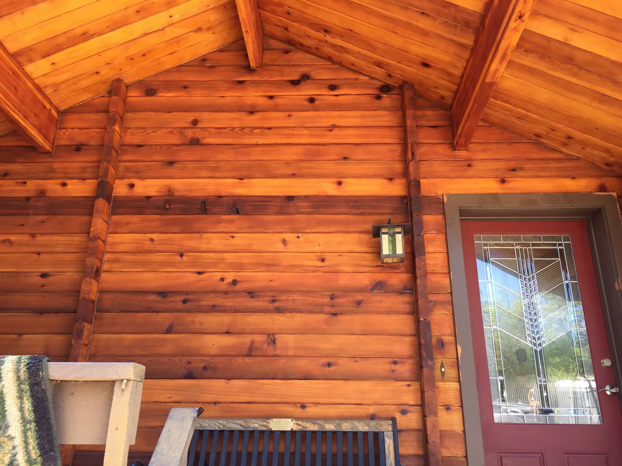 Cedar Home Restoration Fidalgo Restoration Log Home Repair LLC