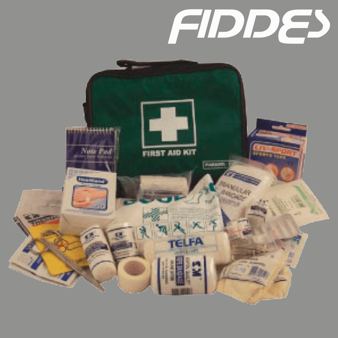 Basketball First Aid, Comprehensive First Aid Kit Fiddes Direct