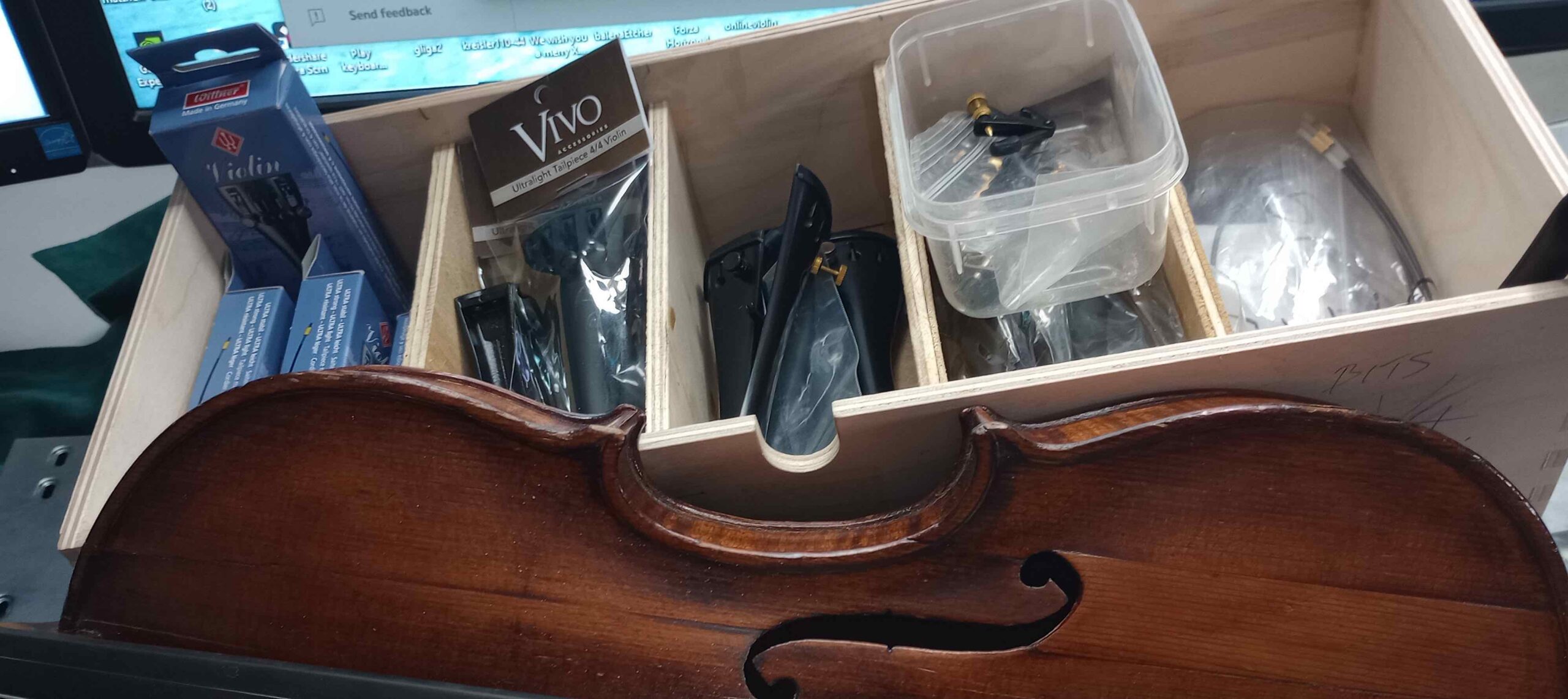 Violin Tailpiece and why it matters Fiddler Dan Violins &