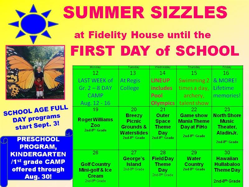 Fidelity House Online Registration by Recreation Management