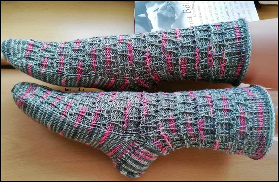 Socken mit Strukturmuster Fido