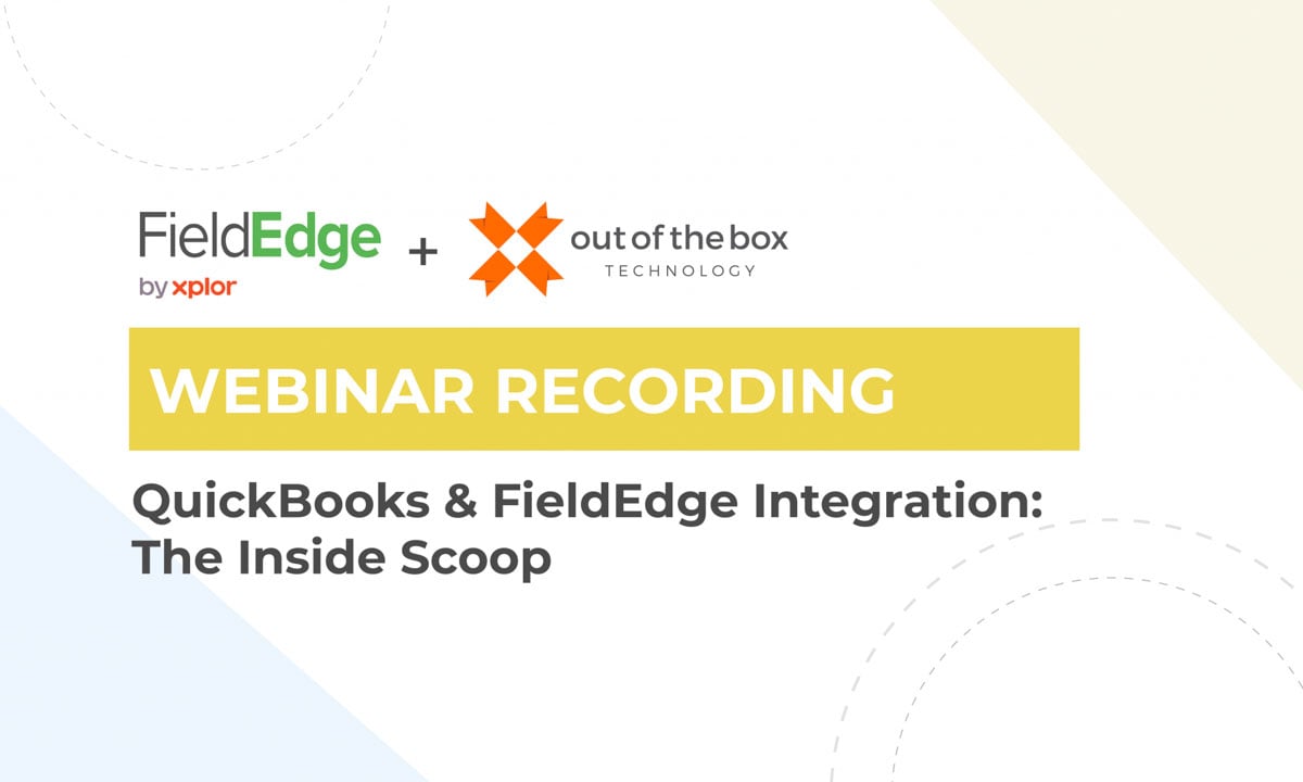 QuickBooks inar The Inside Scoop on Accounting and FieldEdge