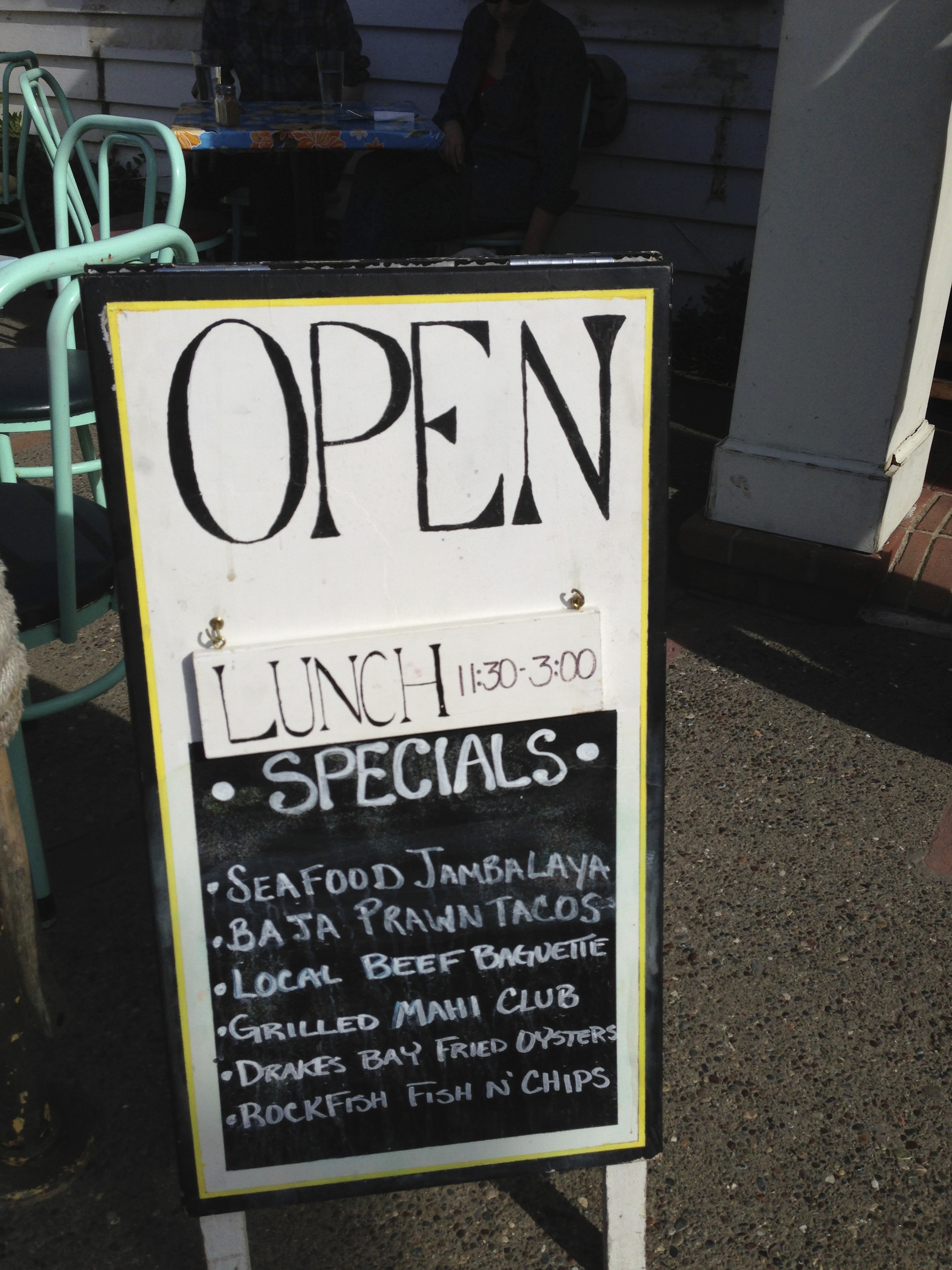 Coast Cafe, Bolinas California PlayMARIN