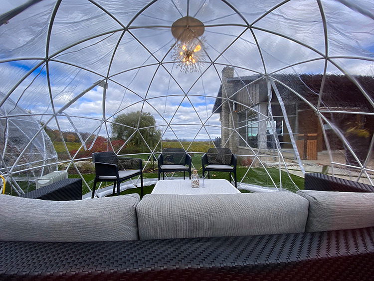 The Wine Dome Lounge Reservations Fielding Estates Winery