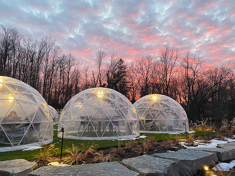 Tasting Experience in a Wine Dome Fielding Estate Winery