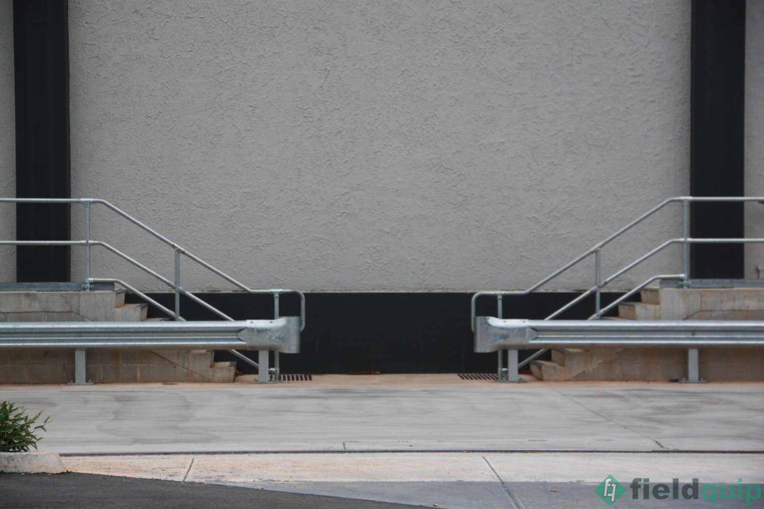 4. Handrail and guard rail for loading dock. Fieldquip