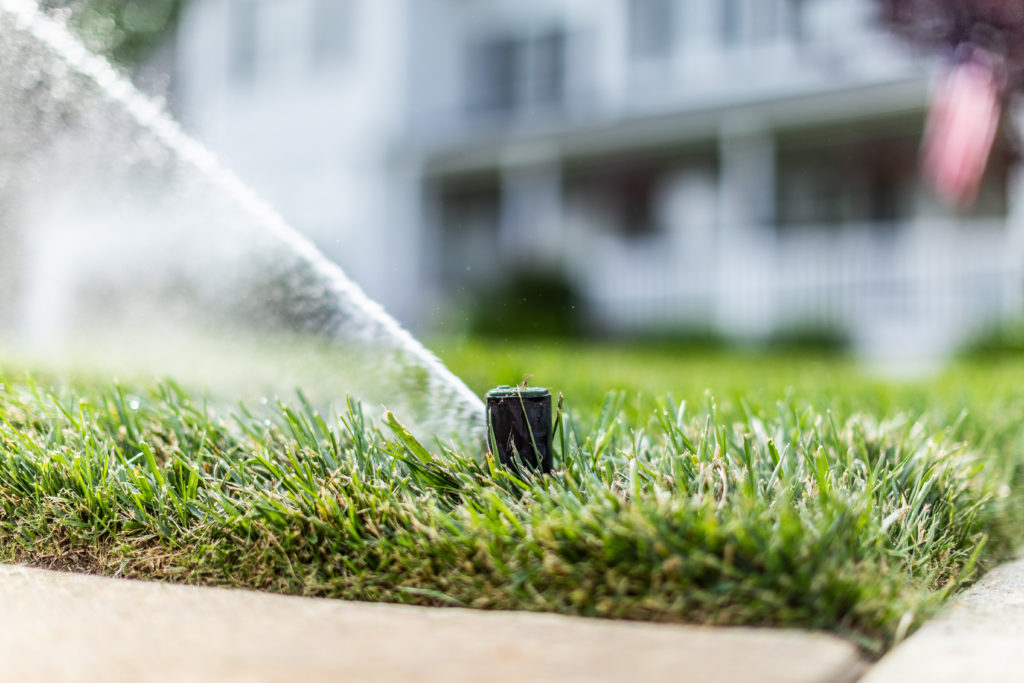 Aeration, Seeding and Fertilization Fields Irrigation