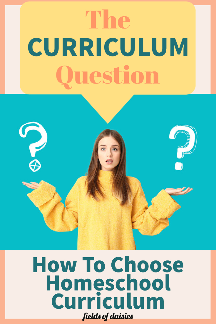 How To Choose a Homeschool Curriculum Fields of Daisies