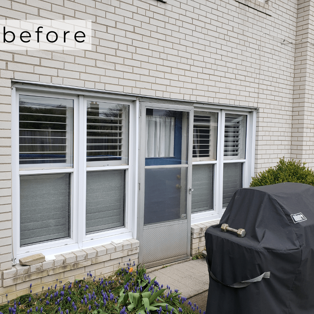 Converting windows to a sliding patio door Etobicoke Fieldstone Windows